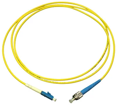 Optický patchcord duplex 9/125 LC-FC, PC 10m, OS2