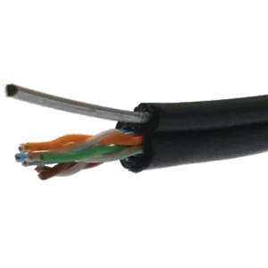 DATACOM UTP drát Cat5e 305m samonosný OUTDOOR blk