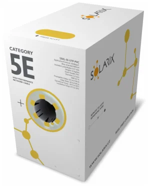 Kabel licna Solarix CAT5E UTP PVC šedý 305m/box SXKL-5E-UTP-PVC - obrázek 2