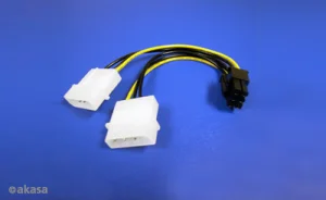 AKASA - 4-pin Molex na 6-pin ATX PCIex adaptér