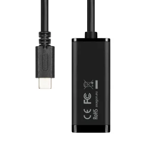 AXAGON ADE-SRC, USB-C 3.2 Gen 1 - Gigabit Ethernet síťová karta, auto instal, černá - obrázek 6