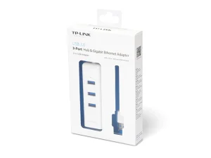 TP-Link UE330 USB 3.0 3-portový USB hub & gigabitový ethernet adaptér - obrázek 2