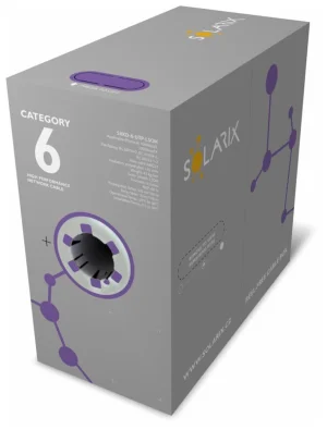 Instalační kabel Solarix CAT6 UTP LSOH Dca-s2,d2,a1 305m/box SXKD-6-UTP-LSOH - obrázek 2