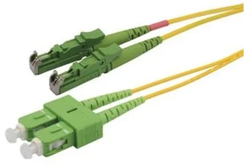 Patchcord FO Duplex E2000/APC-SC/APC 9/125um 1m