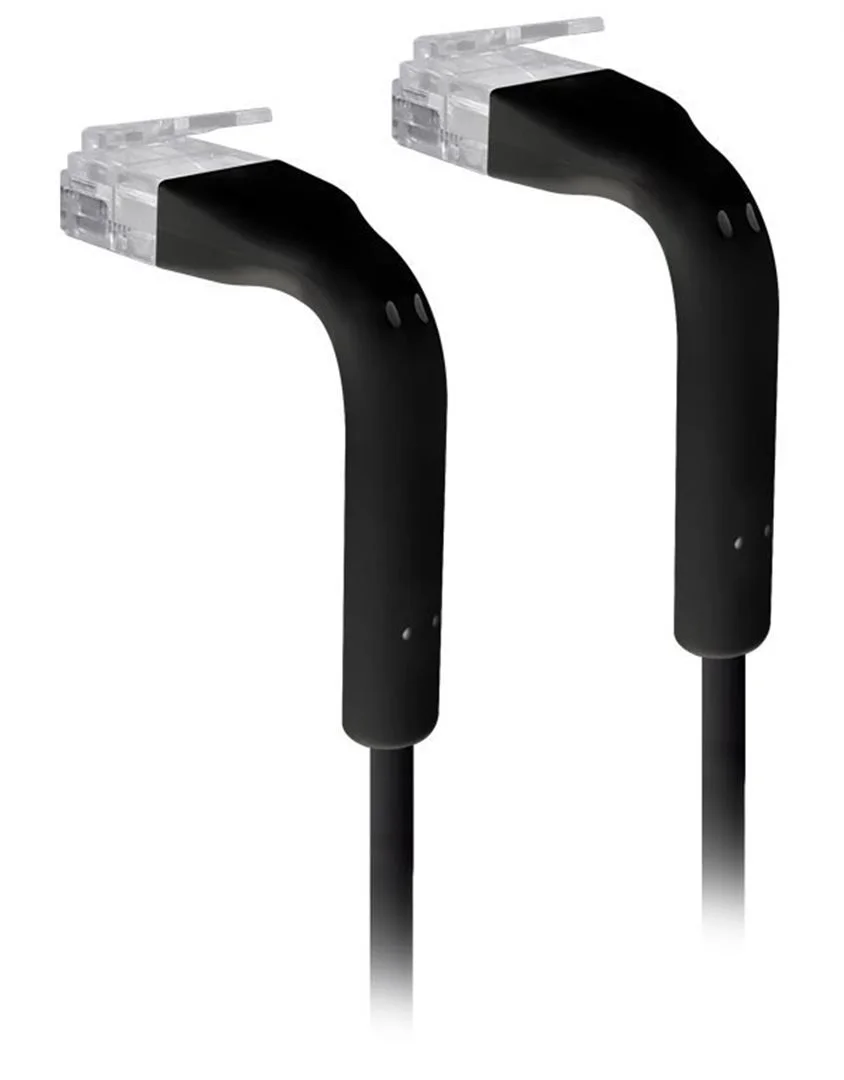 Ubiquiti U-Cable-Patch-RJ45-BK-50, Ethernet Patch Kabel, 0,1m (0,22m s konektory),Cat6, černý (50ks)