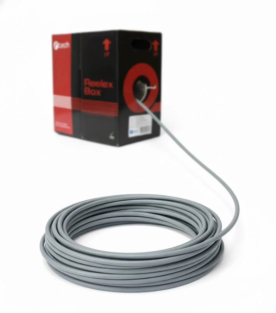 Eth kabel UTP drát CCA c5e 305m C-TECH