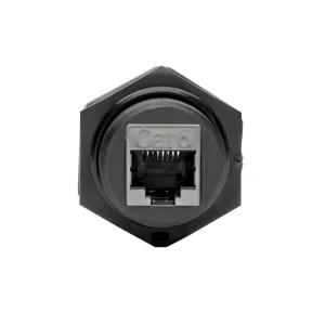 Spojka, připojení Ethernet zařízení v průmyslu, IP68, montáž do panelu, Cat5/Cat6 Samice/Samice - obrázek 2