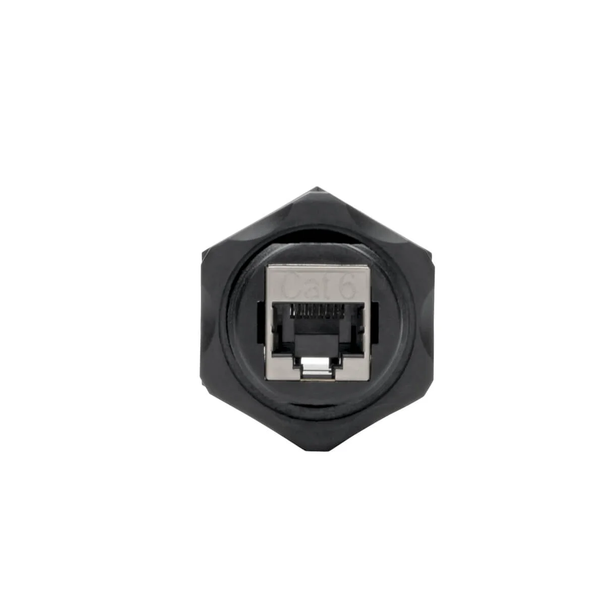 Spojka, připojení Ethernet zařízení v průmyslu, IP68, montáž do panelu, Cat5/Cat6 Samice/Samice