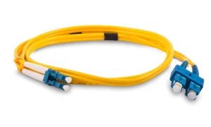 Optický patchkabel duplexní, LC/UPC-SC/UPC 9/125um SM, 20m, OS2
