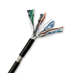 DATACOM S/FTP drát CAT7  PE,Fca  500m cívka, plášť černý  OUTDOOR - obrázek 2
