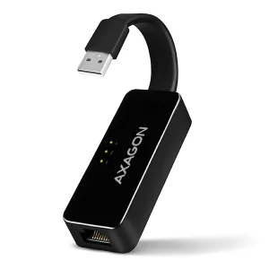 AXAGON ADE-XR, USB 2.0 - Fast Ethernet síťová karta, auto instal, černá - obrázek 2