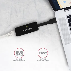 AXAGON ADE-XR, USB 2.0 - Fast Ethernet síťová karta, auto instal, černá - obrázek 8