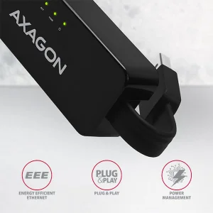 AXAGON ADE-XR, USB 2.0 - Fast Ethernet síťová karta, auto instal, černá - obrázek 9