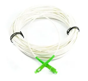 SC/APC - SC/APC simplex 9/125 SM 15m arm.bílý 3mm B3 LSZH