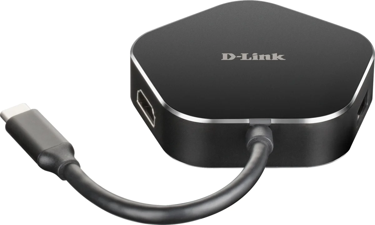 D-Link 4-in-1 USB-C Hub with HDMI and Power Delivery