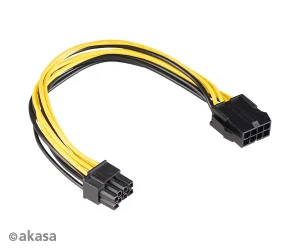 AKASA - 12V ATX 8-Pin na PCIe 6+2 pin adaptér - obrázek 3
