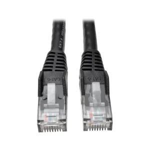 Ethernetový kabel Cat6 Gigabit Snagless Molded (UTP) (RJ45 Samec/Samec), černá, 3.05m