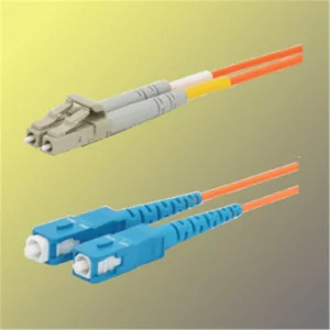Optický patchkabel duplex LC-SC, 62,5/125um MM, 7m, OM1