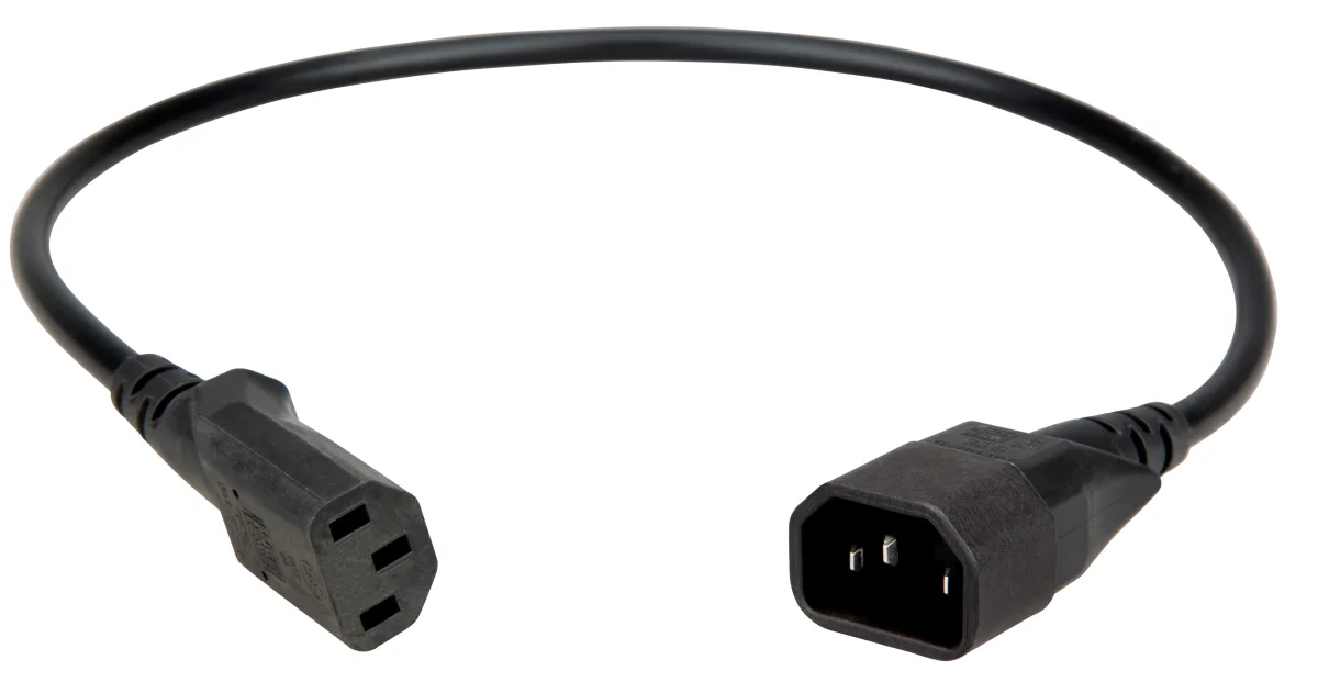 Prodl.kabel IT METER,C13/C14 pro ochr.krytky 1m