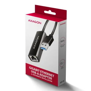 AXAGON ADE-AR, USB-A 3.2 Gen 1 - Gigabit Ethernet síťová karta, Realtek 8153, auto instal - obrázek 7