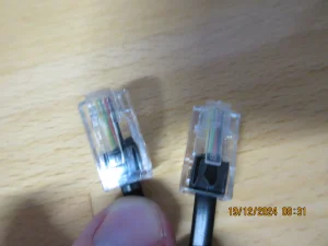 Propojovací kabel telefonní, 1x RJ-45 1x RJ-45, 3m - obrázek 2