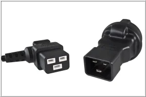 PremiumCord Adaptér IEC C20 M - SCHUKO CEE 7/3 F - obrázek 2