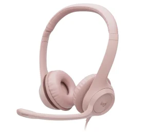 Náhl. sada Logitech Stereo USB Headset H390,růžová