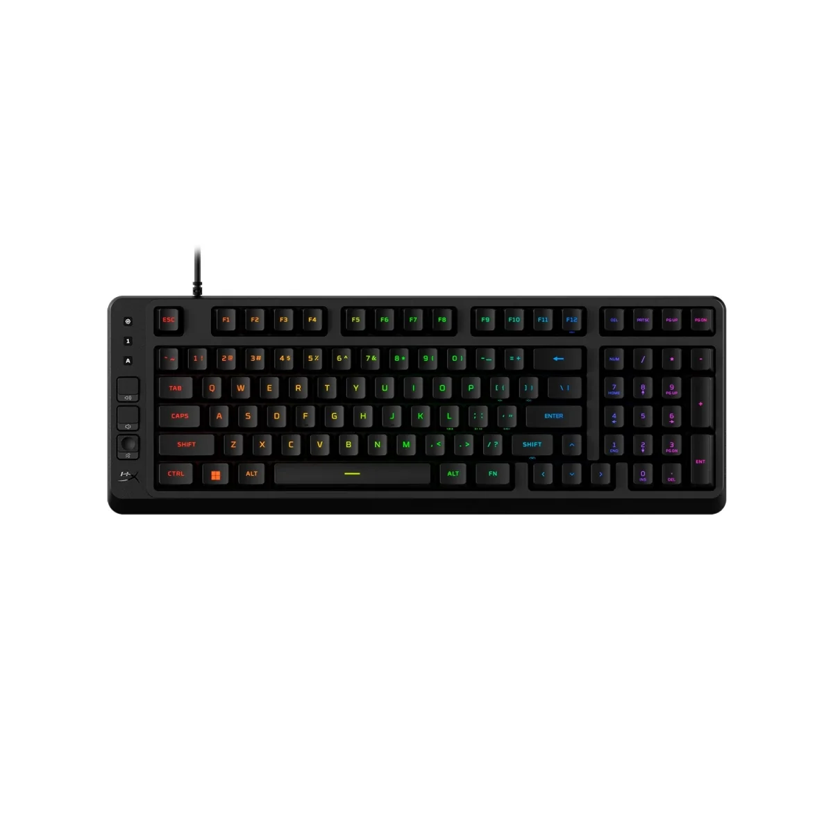 HyperX Eve 1800/Drátové USB-A/US/Černá