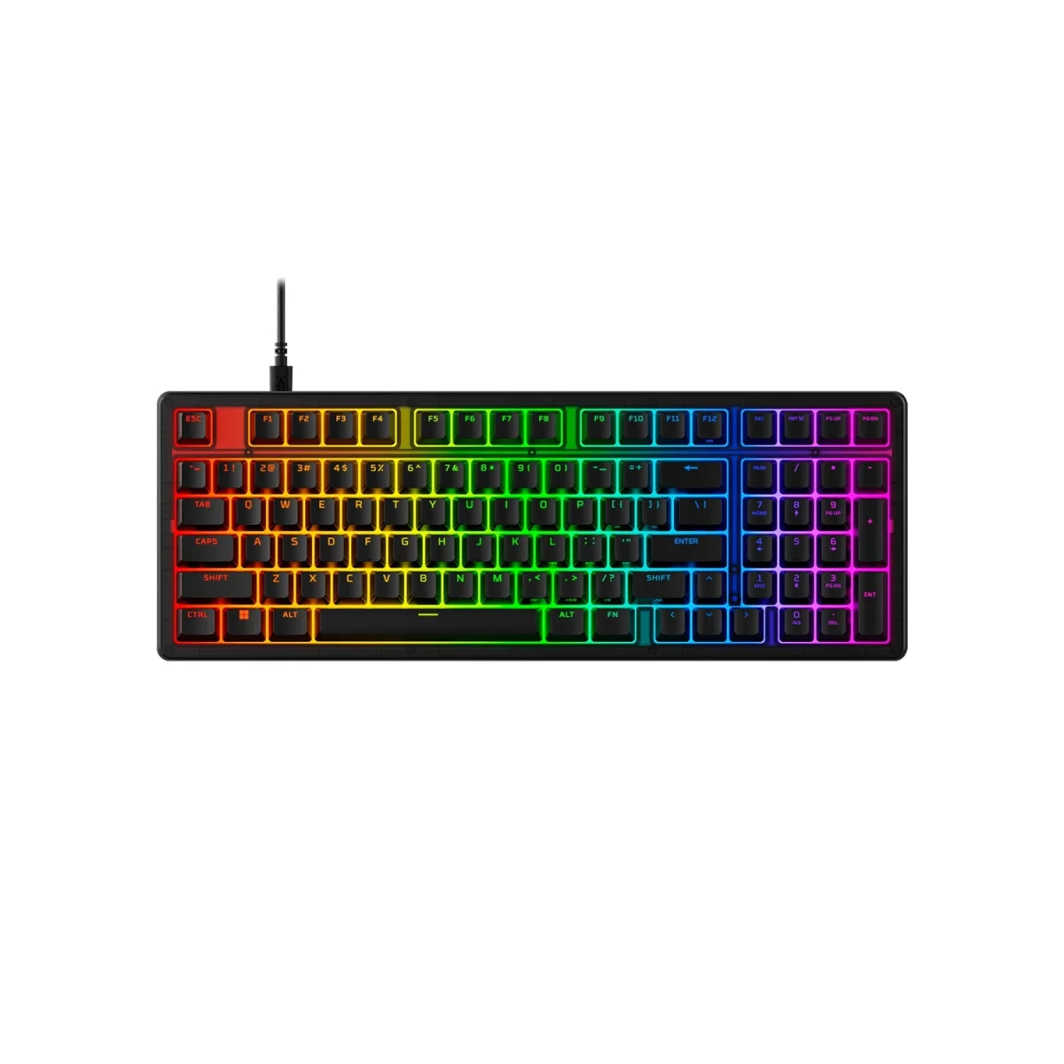 HyperX Origins 2 1800/Drátové USB-A/US/Černá
