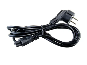 Nabíjecí kabel AVACOM L-E pro notebookové zdroje trojpinové (trojlístek) dlouhý 1,8m