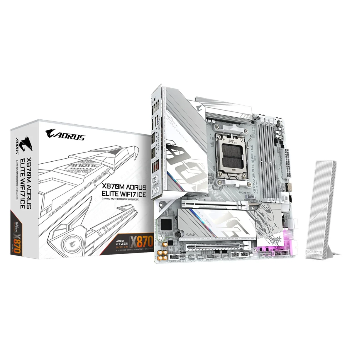 GIGABYTE X870M AORUS ELITE WIFI7 ICE deska AM5