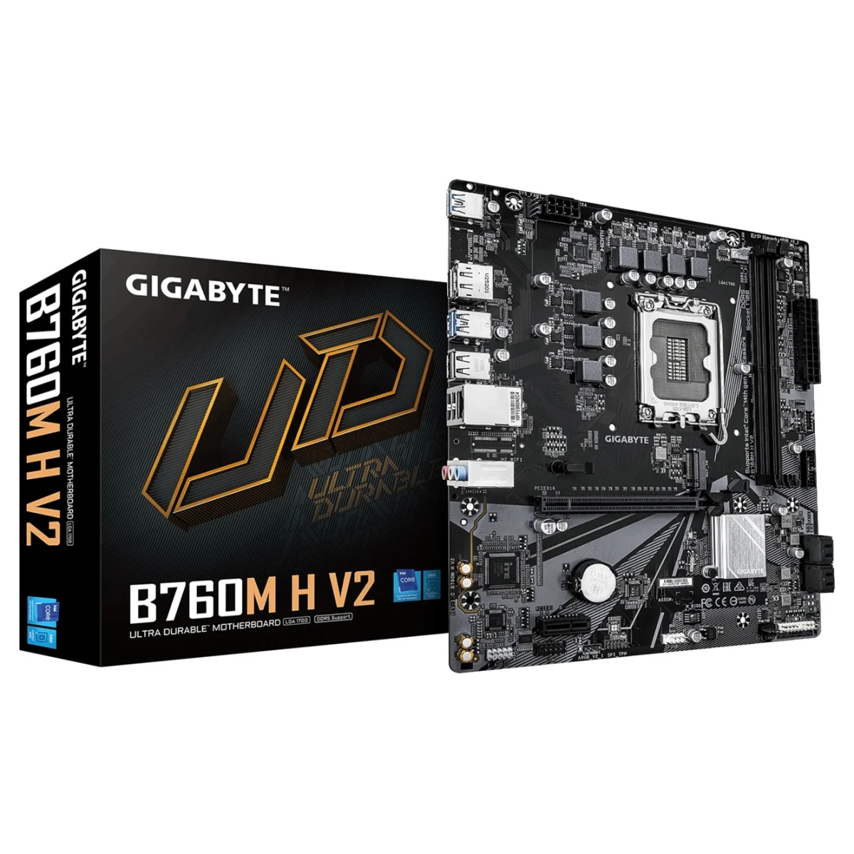 GIGABYTE B760M H V2 deska s LGA 1700 mATX