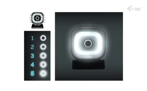 i-tec SOLOMON 700 STREAM 4K Webcam s LED osvětlením - obrázek 8