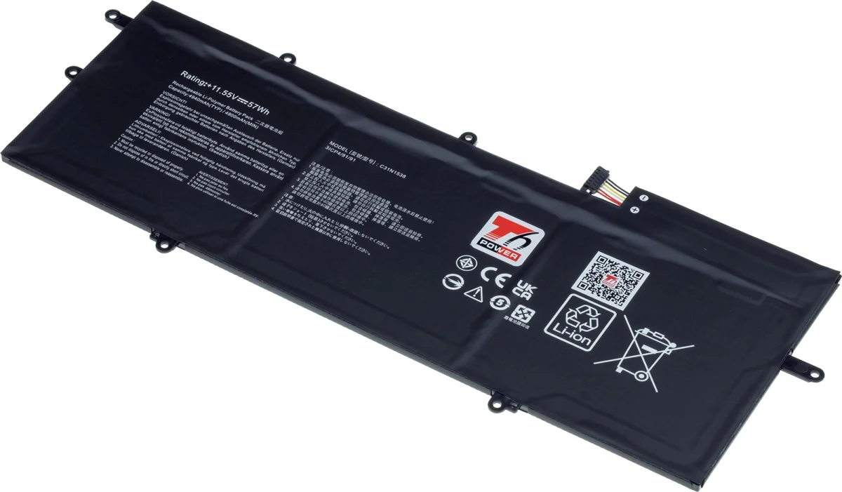 T6 POWER Baterie pro Asus ZenBook Flip UX360UA 4940mAh Li-pol