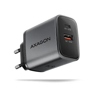 AXAGON ACU-PQ67 GaN nabíječka do sítě 67W, USB-A + USB-C, PD3.0/PPS/QC4+/SFC2.0/Apple