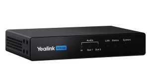 Yealink AVBridge,  kompaktní audio box a extender A/V signálu, AES67 a Dante