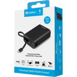 Sandberg Powerbank 20000 PD20W Connect - obrázek 3
