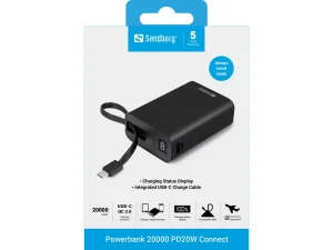 Sandberg Powerbank 20000 PD20W Connect - obrázek 4