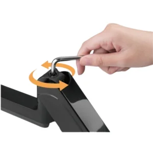 Držák monitoru Brateck LDT48-C012 jedno rameno na tyčovém držáku plynová vzpěra - obrázek 7