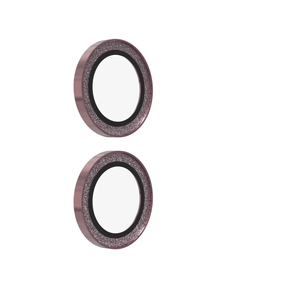 ZAGG Ochranná čočka Premium pro Apple iPhone 17/16/16+ - růžová třpytka