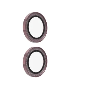 ZAGG Ochranná čočka Premium pro Apple iPhone 17/16/16+ - růžová třpytka