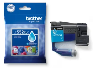 Inkoustová náplň Brother LC-552XLC azurová XL - obrázek 2