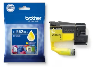 Inkoustová náplň Brother LC-552XLY žlutá XL - obrázek 2