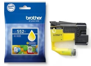 Inkoustová náplň Brother LC-552Y žlutá - obrázek 2
