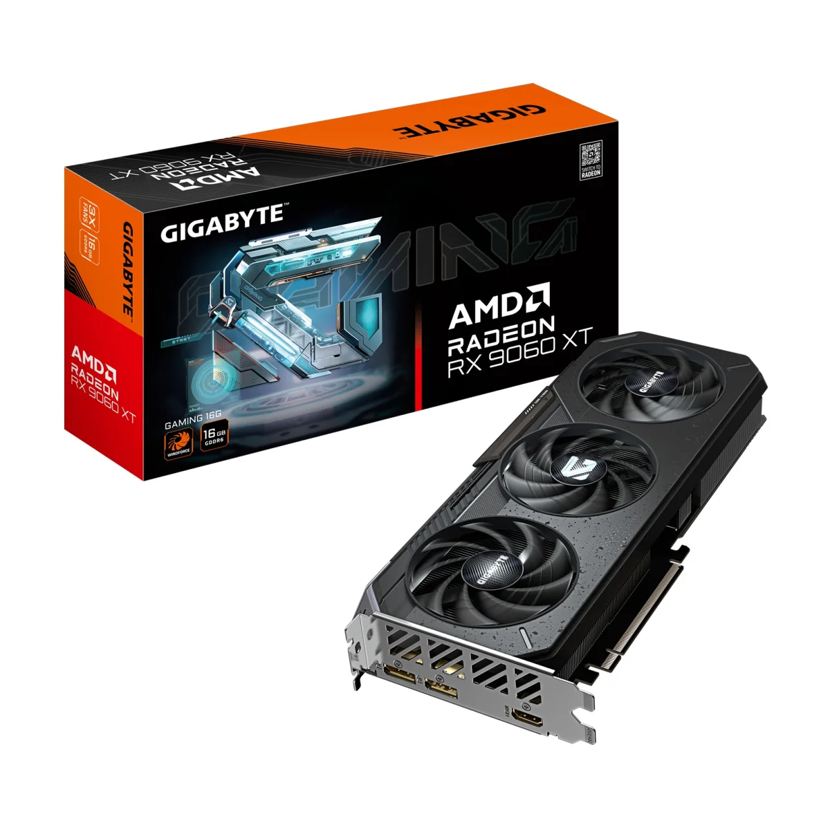 GIGABYTE Radeon RX 9060 XT 16GB GDDR6 herní grafika