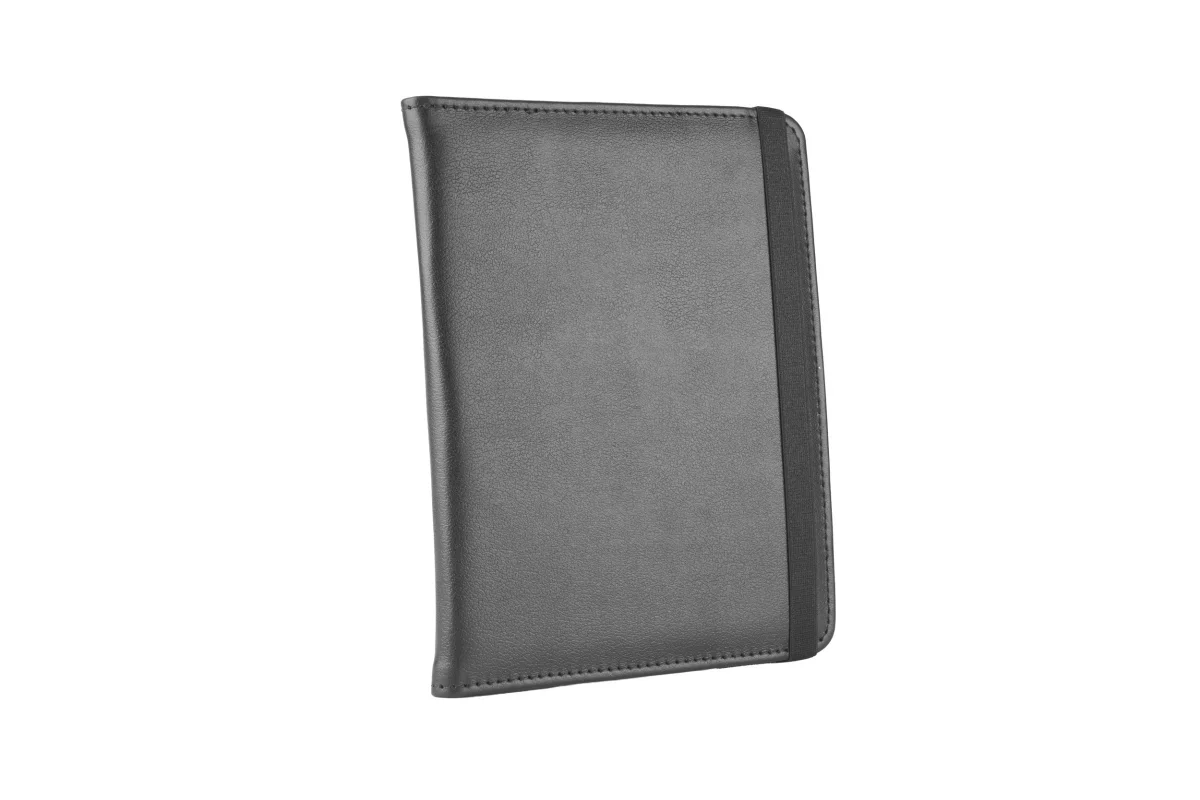 C-TECH PROTECT pouzdro z pravé kůže pro 8" zařízení, RLC-01, černé (Pocketbook Inkpad 3/4, Onyx Boox