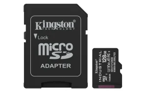 Kingston Industrial/Micro SDXC/128GB/UHS-I U3 / Class 10/+ Adaptér