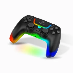EVOLVEO Ptero2, bezdrátový & drátový gamepad pro PC, PS3/4/5, iOS, Android, Switch, černý - obrázek 5