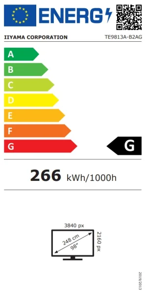 98" iiyama TE9813A-B2AG:IPS,4K,40P,EDLA - obrázek 6