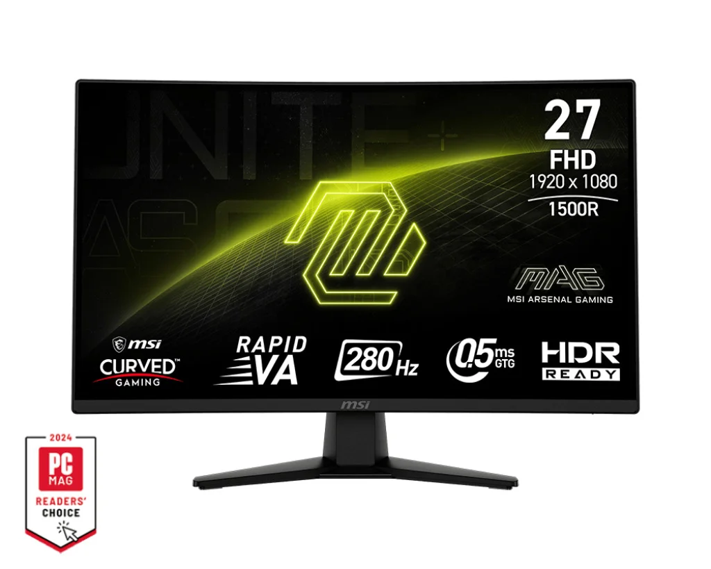 MSI MAG 274CXF 27" FHD 280Hz 0,5ms LED monitor